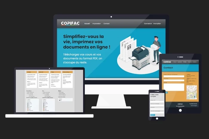 création site internet E-commerce responsive pour Copifac